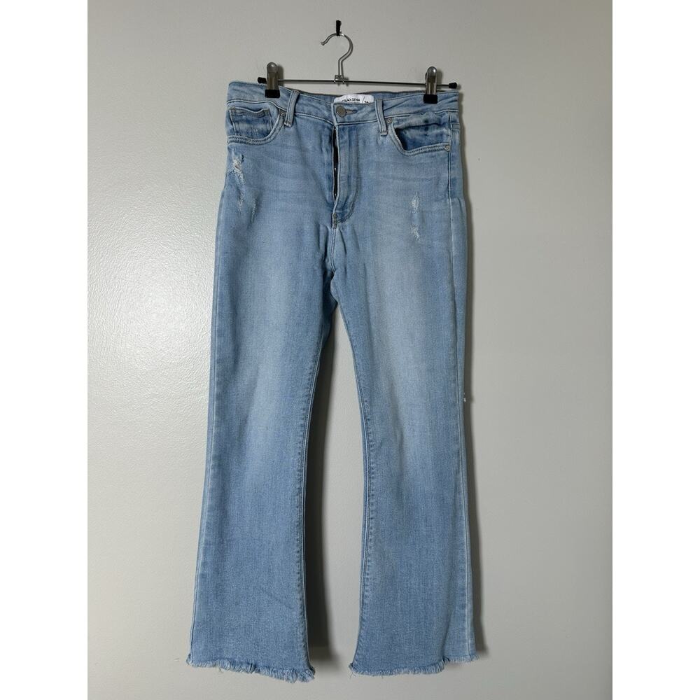 Just Black Denim High Waist Jeans 28 Frayed Bottom
